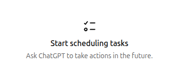 ChatGPT Tasks
