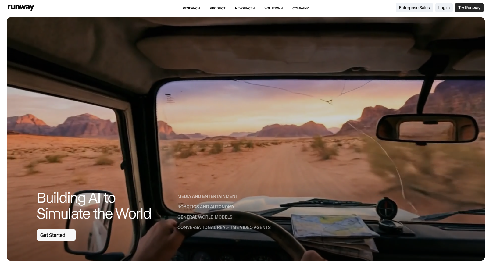 Runway Gen-4.5 Interface